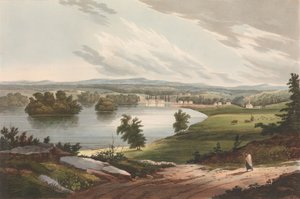 Fort Edward No. 10 do portfólio do rio Hudson, 1822-23.