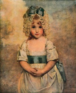 Charlotte Augusta Papendiek aos cinco anos de idade, 1788, 1914.