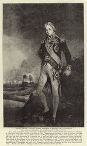 Horatio Nelson, visconde Nelson e Duque de Bronte, KB, vice-almirante de John Hoppner