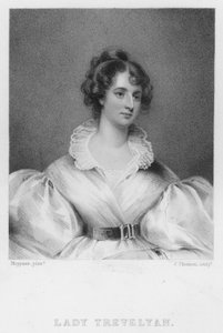 Lady Trevelyan (gravura) de John Hoppner