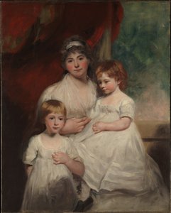 A Sra. John Garden (Ann Garden, 1769–1842) e os seus filhos, John (1796–1854) e Ann Margaret (nascida em 1793)