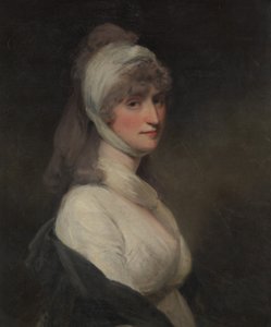 Sra. Thomas Pechell Charlotte Clavering, falecida em 1841, 1799. de John Hoppner
