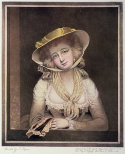 Retrato de Sophia Western, gravado por JR Smith, 18