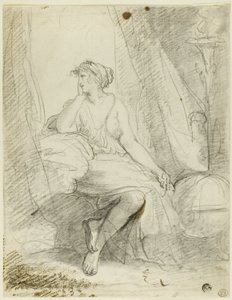 Mulher sentada de John Hoppner