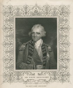 Sir Ralph Abercromby, ilustração de "Batalhas da Inglaterra por Mar e Terra" por Lieut. Coronel Williams, c.1890