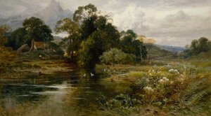 Perto de Dorking, Surrey (óleo sobre tela) de John Horace Hooper