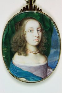 Elizabeth Rogers, Viscondessa Mansfield, depois Duquesa de Richmond (aguarela sobre marfim)