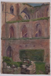 Abadia da Igreja (óleo sobre tela) de John Houghton Maurice Bonnor