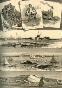 "Cenas do Leste de Long Island", 1872.  