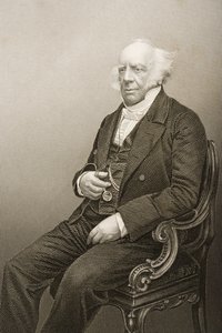 Andrew Reed (1788-1862), gravado por DJ Pound de uma fotografia, de "A Sala de Estar de Personagens Eminentes, Volume 2", publicado em Londres, 1860