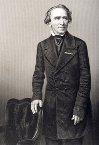 Giacomo Meyerbeer (1791-1864) gravado por DJ Pound de uma fotografia, de &39;A Sala de Estar de Personagens Eminentes, Volume 2&39;, publicado em Londres, 1860 de John Jabez Edwin Paisley Mayall