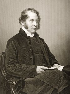Henry Montagu Villiers (1813-61) gravado por DJ Pound de uma fotografia, de &39;A Sala de Estar de Personagens Eminentes, Volume 2&39;, publicado em Londres, 1860 de John Jabez Edwin Paisley Mayall