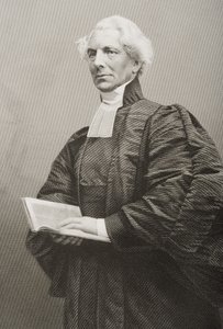 Hugh McNeile (1795-1879), gravado por DJ Pound a partir de uma fotografia, de "A Sala de Estar de Personagens Eminentes, Volume 2", publicado em Londres, 1860 de John Jabez Edwin Paisley Mayall