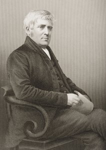 Joseph Sturge (1793-1859) gravado por DJ Pound a partir de uma fotografia, de &39;A Sala de Estar de Personagens Eminentes, Volume 2&39;, publicada em Londres, 1860 de John Jabez Edwin Paisley Mayall