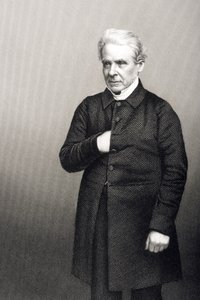 Reverendo Thomas Dale (1797-1870) gravado por DJ Pound de uma fotografia, de "A Sala de Estar de Personagens Eminentes, Volume 2", publicado em Londres, 1860