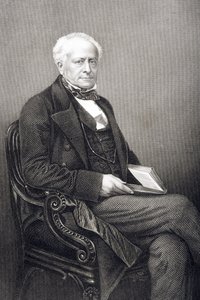 Sir Fitzroy Kelly (1796-1880), gravado por DJ Pound de uma fotografia, de &39;A Sala de Estar de Personagens Eminentes, Volume 2&39;, publicado em Londres, 1860