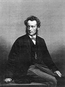 Sir John Everett Millais, de &39;A Galeria de retratos do desenho de personagens eminentes&39;, gravada por D. J Pound (gravura)