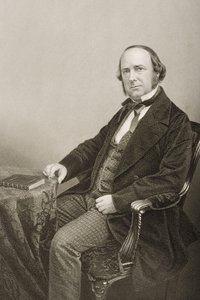 Thomas Wright (1810-77) gravado por DJ Pound de uma fotografia, de &39;A Sala de Estar de Personagens Eminentes, Volume 2&39;, publicado em Londres, 1860 de John Jabez Edwin Paisley Mayall