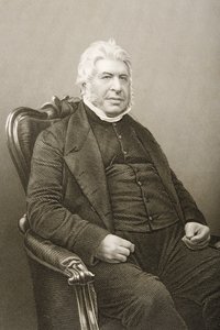 Walter Farquhar Hook (1798-1875) gravado por DJ Pound de uma fotografia, de &39;A Sala de Estar de Personagens Eminentes, Volume 2&39;, publicado em Londres, 1860 de John Jabez Edwin Paisley Mayall