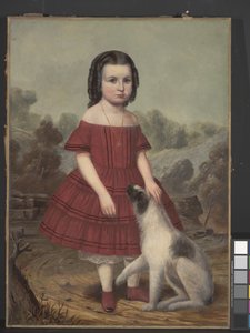 Retrato de Alice Lyons, cerca de 1855 (óleo sobre tela) de John Jacob Hegler