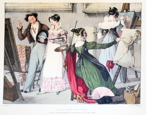Les Dames Artistes, publicado por Rodwell e Martin, 1820