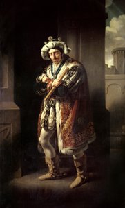 Edmund Kean (1787-1833) como Richard III de John James Halls