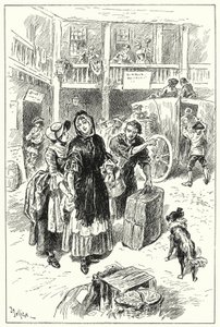 O Treinador na Old Angel Inn (litho)
