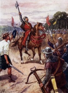 William Wallace na Batalha de Falkirk, Escócia