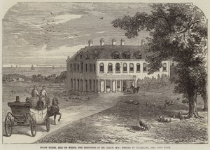 Brook House, Ilha de Wight, a Residência do Sr. Seely, MP, visitada por Garibaldi