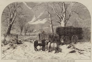Carting Paggots for Christmas, uma cena em Chessington, perto de Epsom