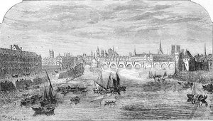 Paris no século XVII, gravada por William Michael Roberts Quick (1838-1927), de 