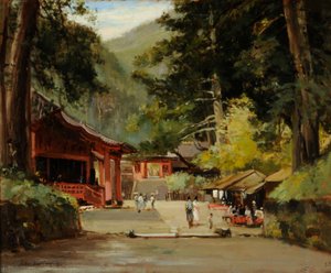 Entrada do Mausoléu de Jyemiten, Nikko, Japão