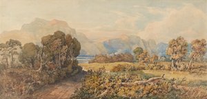 Paisagem com rios e montanhas