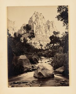 Eagle Crag, Rio Virgen, Utah de John K. Hillers