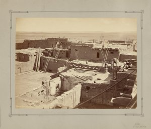 Vista em Zuni, olhando para sudeste de John K. Hillers