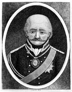 Gebhard Leberecht von Blucher, general da Prússia, 1814