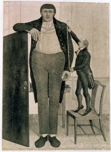 Sr. O&39;Brien, o Gigante Irlandês, o Homem Mais Alto do Mundo Conhecido, com quase nove pés de altura, 1803