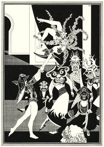 Ilustração para A História de Aladino e a Lâmpada Maravilhosa (litho)