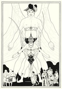 Ilustração para A História de Aladino e a Lâmpada Maravilhosa (litho) de John Kettelwell