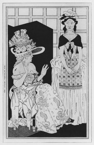 Ilustração de The Way of the World por William Congreve (litho)