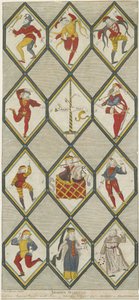 Betley Glass Window - Morris Dancers: engraving, nd [1751-1790] (impressão)