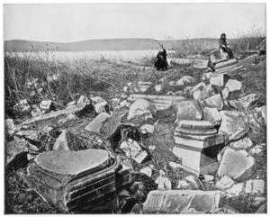 Cafarnaum, Galiléia, Palestina, final do século XIX de John L. Stoddard