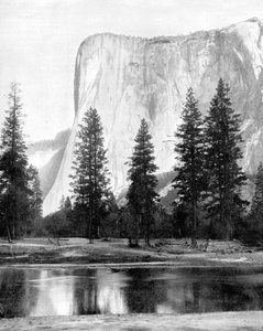 El Capitan, vale de Yosemite, Califórnia, EUA, 1893. de John L. Stoddard