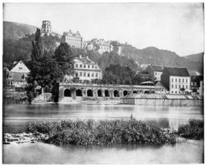 Castelo de Heidelberg, Alemanha, final do século XIX. de John L. Stoddard