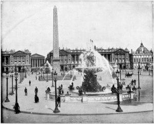 Place de la Concorde, Paris, final do século XIX