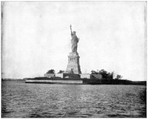 Estátua da Liberdade, Porto de Nova York, final do século XIX de John L. Stoddard