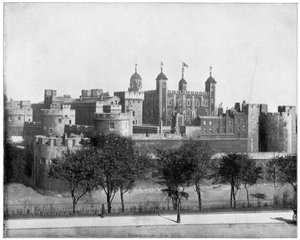A torre de Londres, Inglaterra, final do século XIX. de John L. Stoddard
