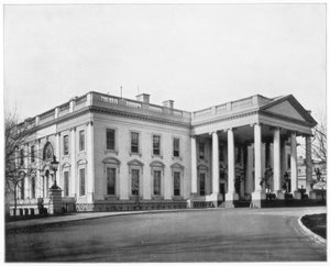 A Casa Branca, Washington DC, final do século XIX. de John L. Stoddard