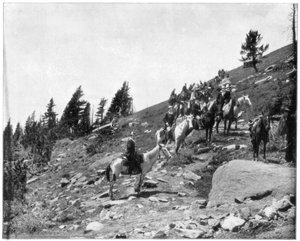 Windy Point, Pikes Peak, Colorado, final do século XIX. de John L. Stoddard
