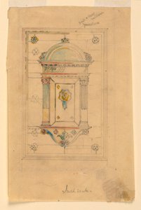 Projeto para um nicho de parede de John La Farge